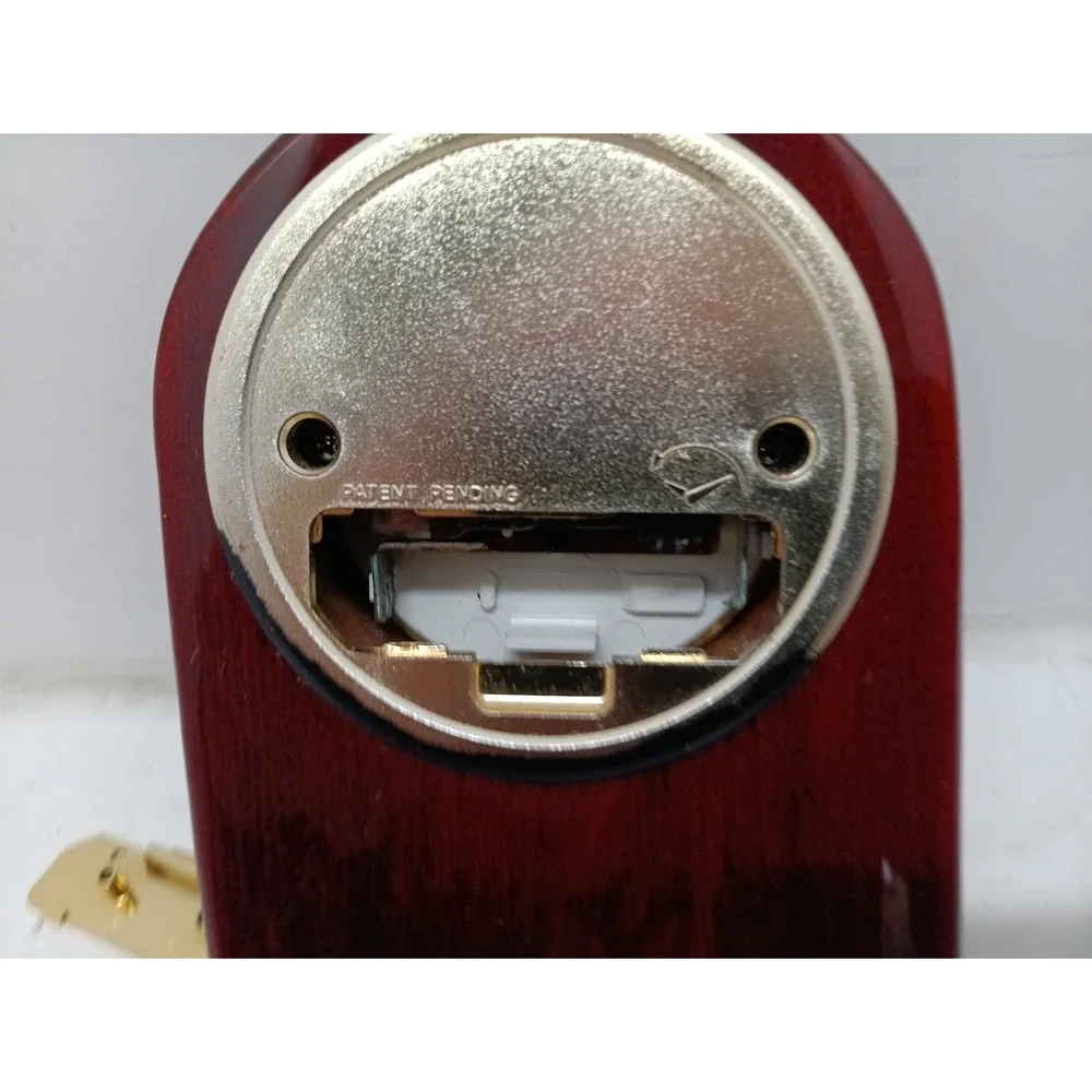 movado Woodgrain Look desk clock